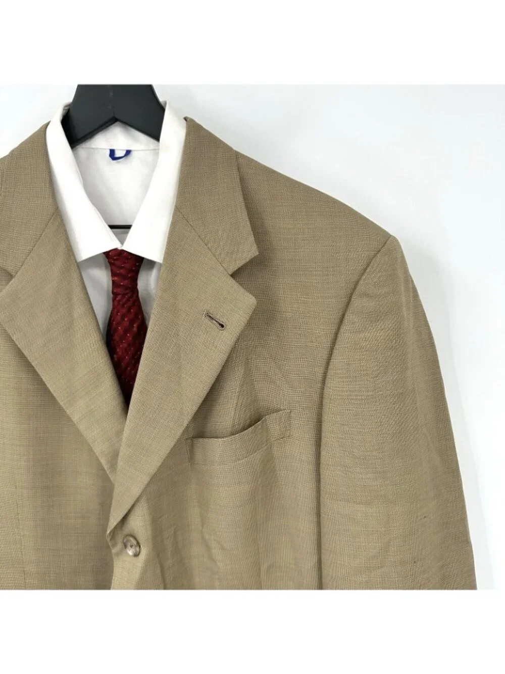 vintage 90s HART SCHAFFNER MARX GOLD TRUMPETER jacket blazer 44L worsted wool